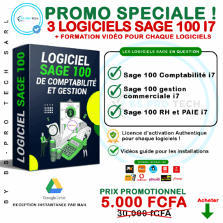 3 LOGICIELS SAGE 100 I7